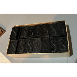 Vintage 1960's Dominoes Double Nine Hal-Sam 920-HR Chinese Dragon Backs 56 Piece